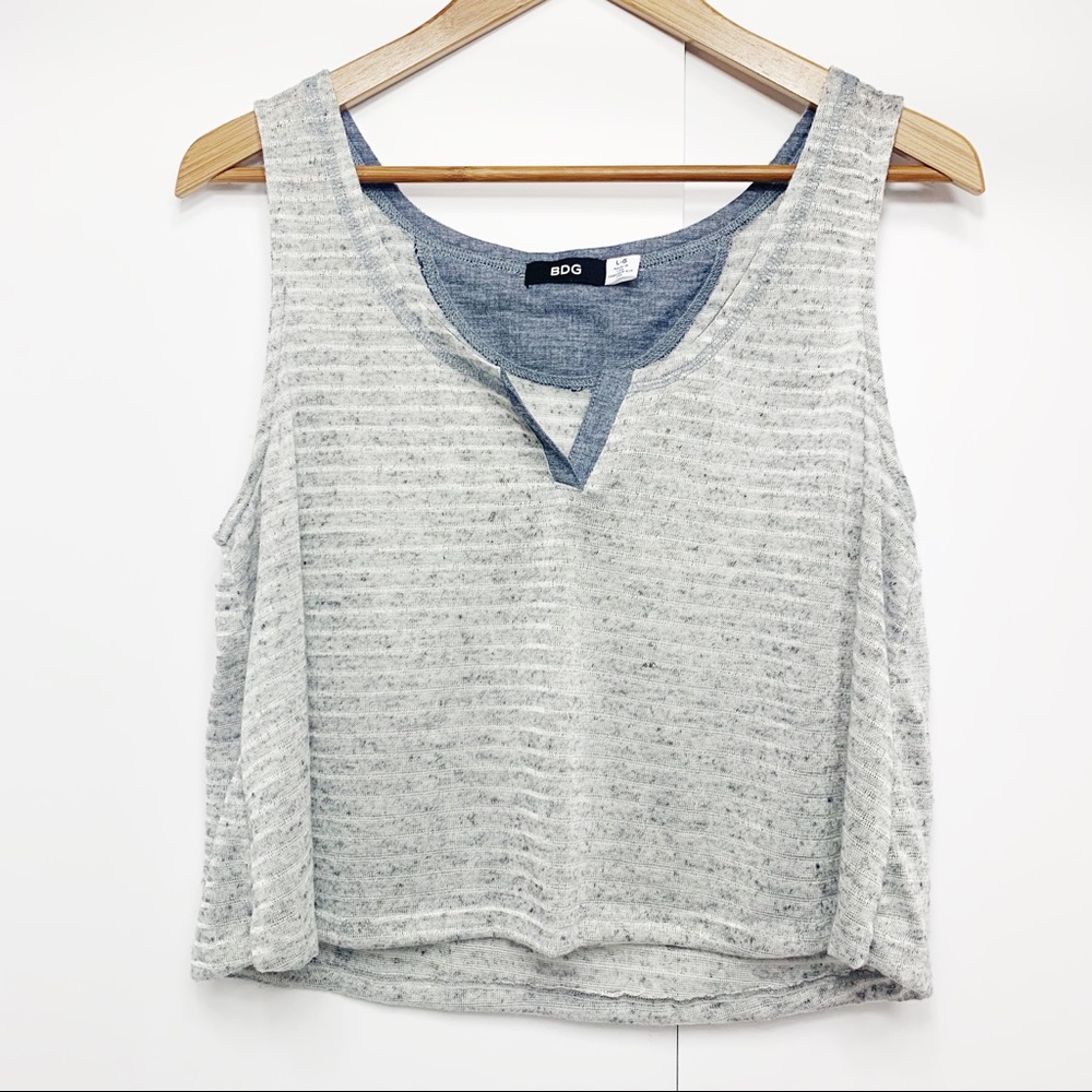 BDG | Striped Sleeveless Crop Top Size L